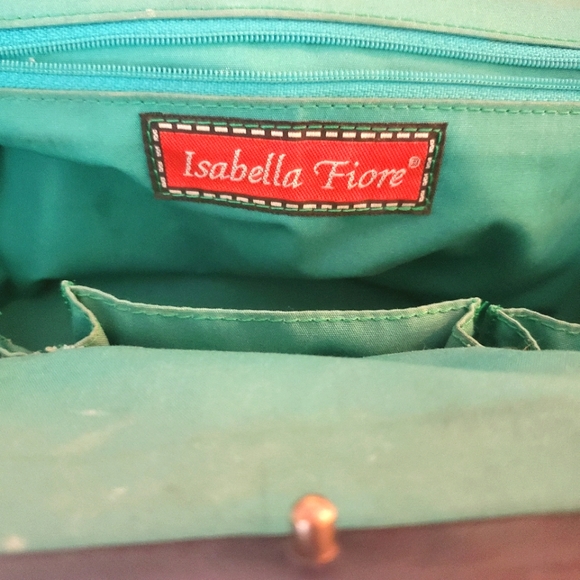 Isabella Fiore Beaded carpet and leather Satchel - Picture 10 of 10